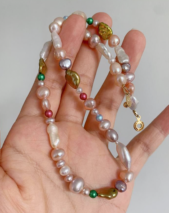 Baroque Pearl Bead Necklace