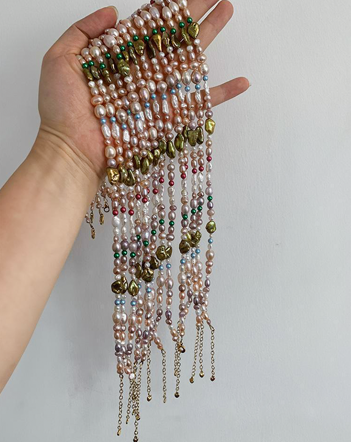 Baroque Pearl Bead Necklace