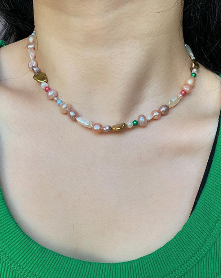 Baroque Pearl Bead Necklace