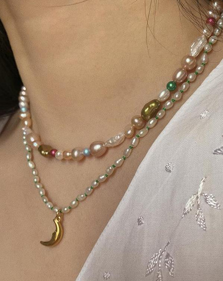 Baroque Pearl Bead Necklace