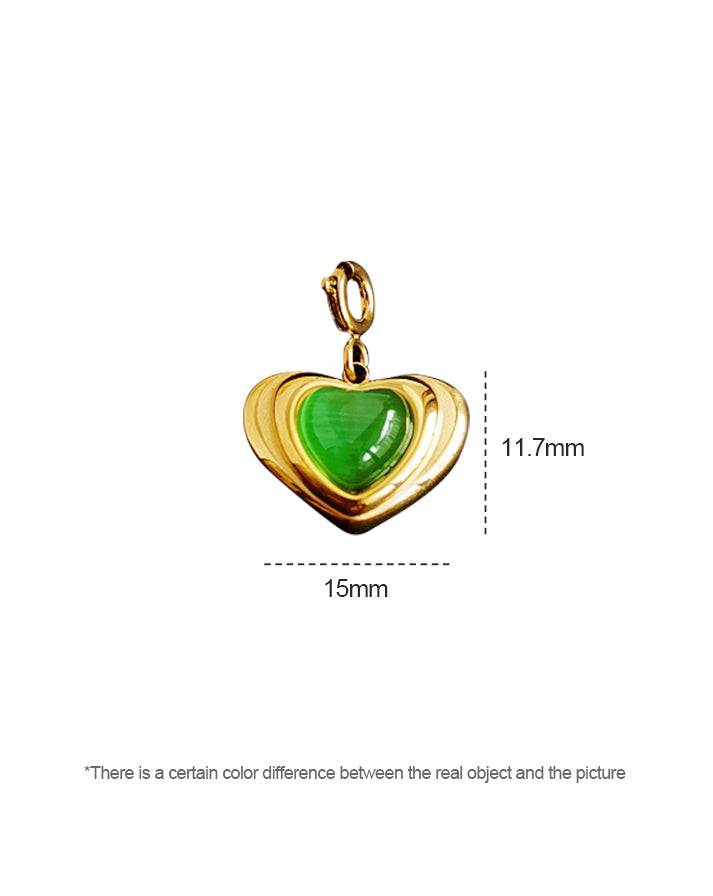 Emerald Heart Pendant