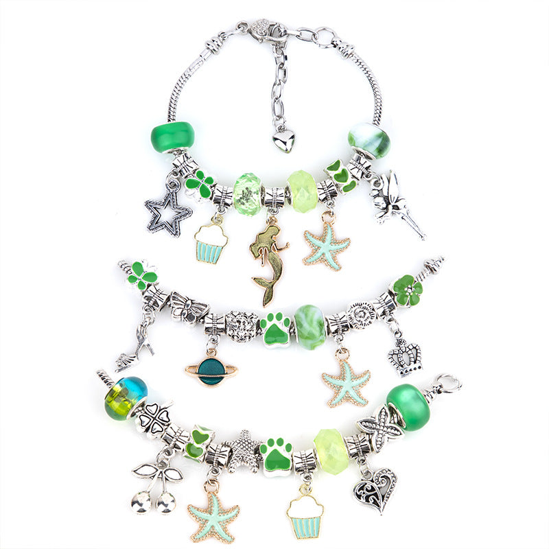 Green bracelet set