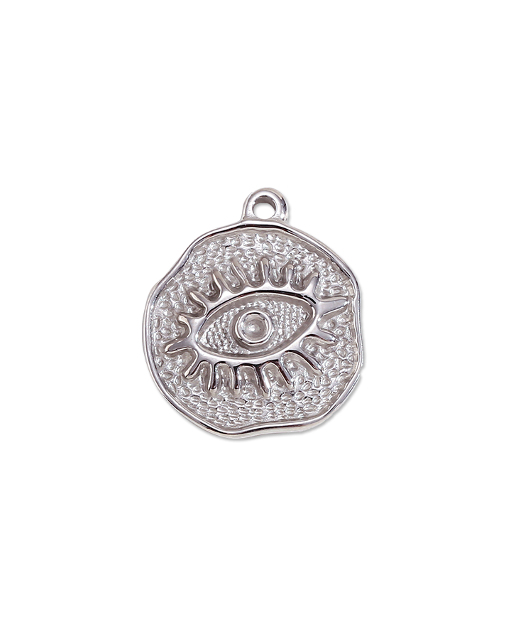 Metal Devil's Eye Pendant