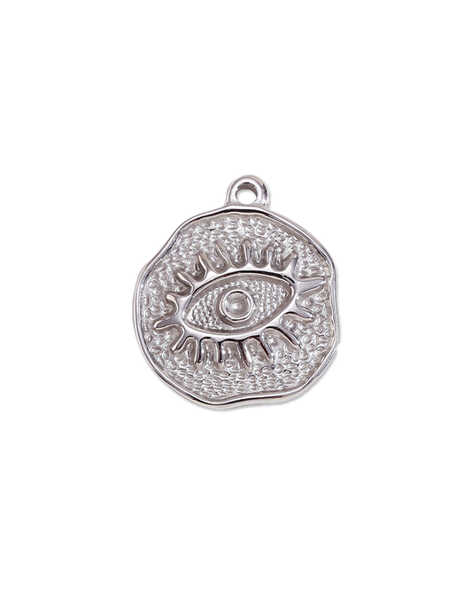 Metal Devil's Eye Pendant