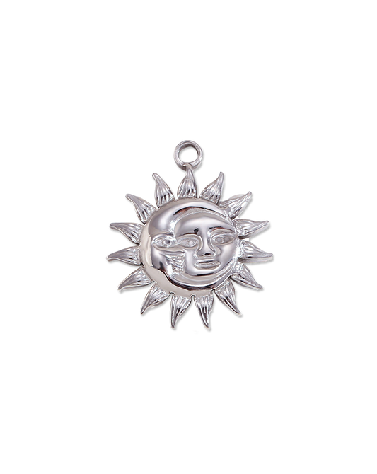 Metal Expression Sun Pendant