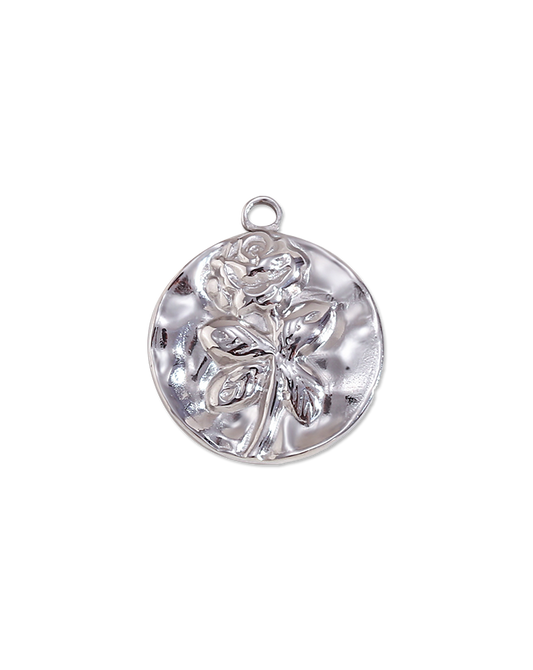 Metal Hammer Floral Pendant