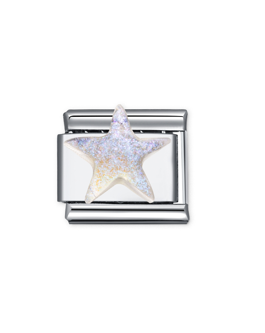 Sparkling star ltaly charm bracelet module