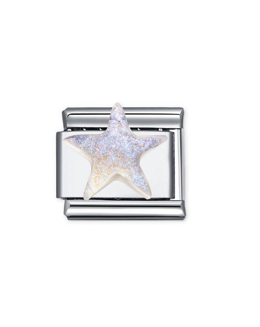 Sparkling star ltaly charm bracelet module