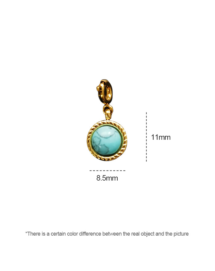 Turquoise Round Pendant