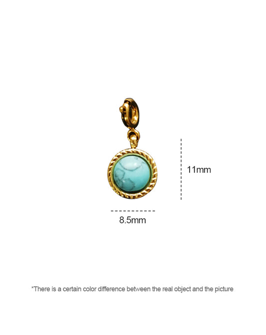 Turquoise Round Pendant