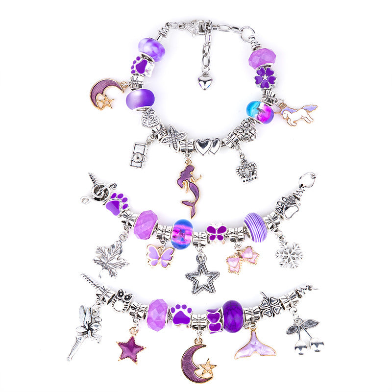 Purple bracelet set